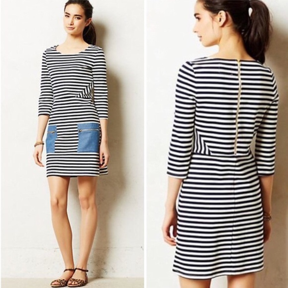 Anthropologie Striped Dress by Tabitha
